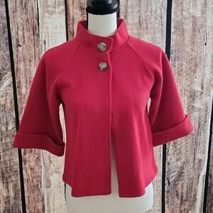 Adorable 525 America Red Shrug Size Medium